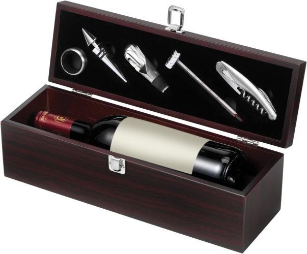 Set da vino nikita   legno Personalizzate o neutre IMPRESSION