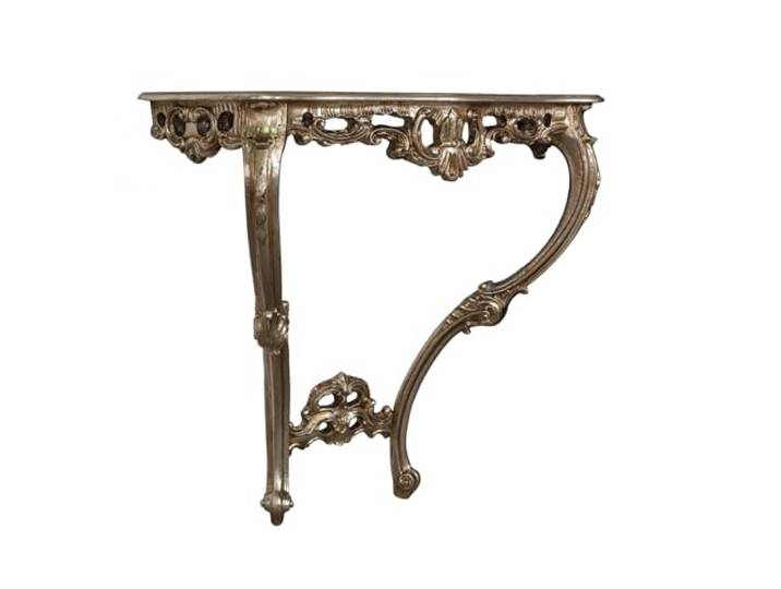 Biscottini Couchtisch, Antik-Silber, 87X34X79 cm