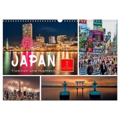 Japan - Tradition und Hightech (Wandkalender 2027 DIN A3 quer), CALVENDO Monatskalender