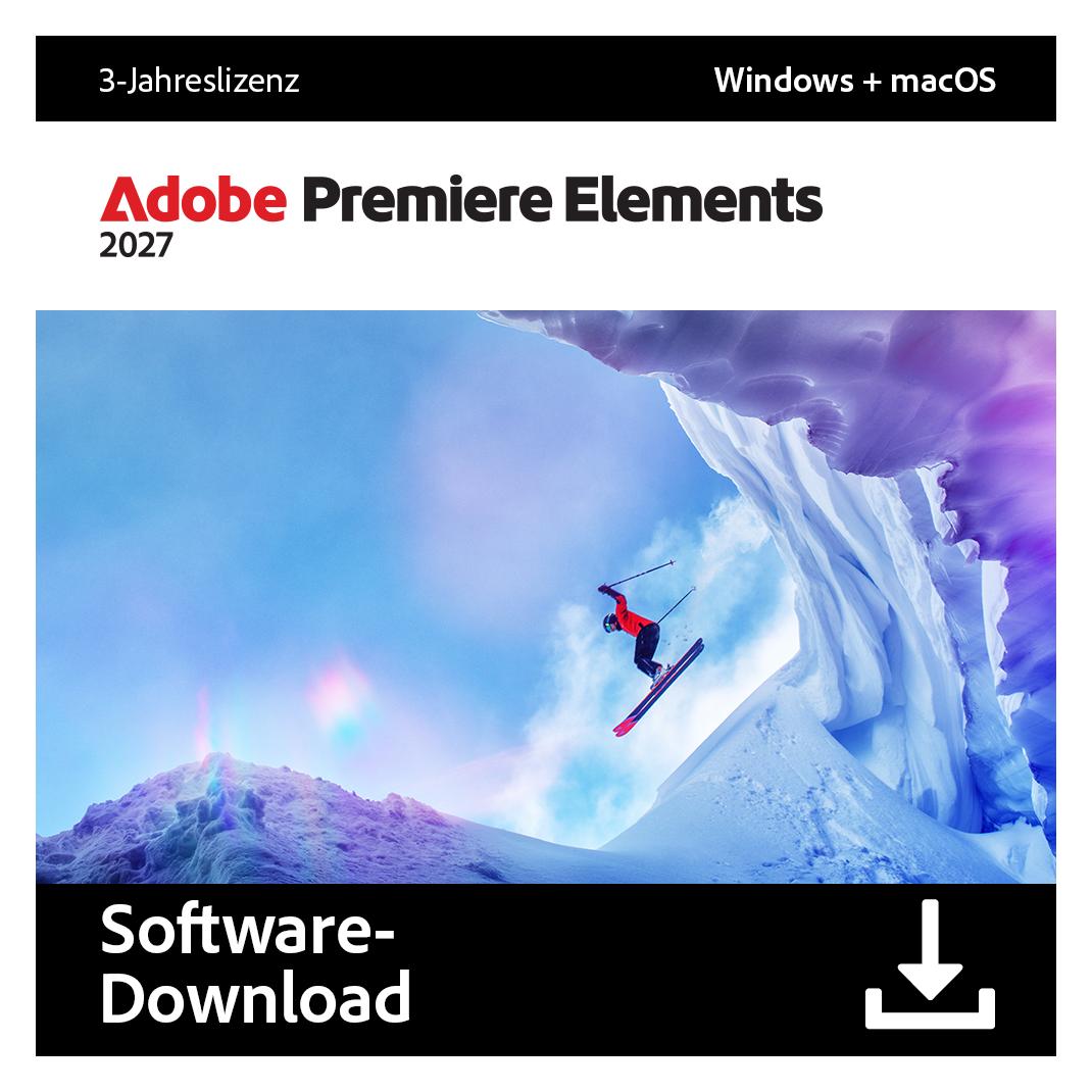 Adobe Premiere Elements 2027 (1 User, 1 Geräte/User, 36 Monate) (30018281)