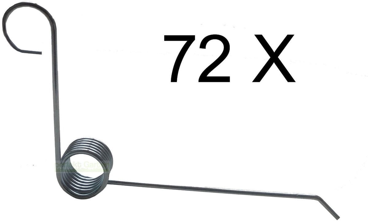 72 stuks verticuteerveer voor verticuteerrol en verticuteermachine Honda F220 en FG201