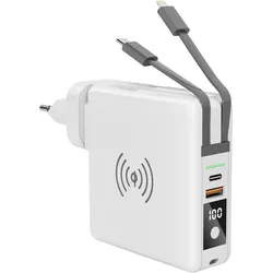 Bea-Fon felixx Super Charger 2 - Powerbank Set 10.000mAh (10000 mAh, 20 W, 18.25 Wh), Powerbank, Weiss