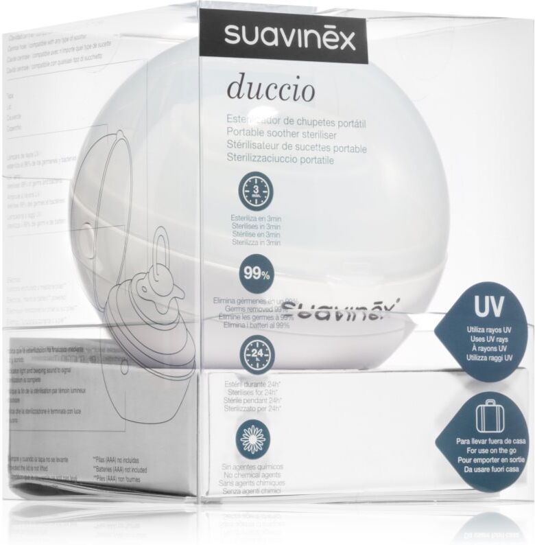 Suavinex Portable Soother Steriliser stérilisateur UV White 1 pcs