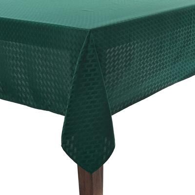 Violet Linen Christmas Novelties Ribbed Striped Pattern Tablecloths