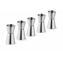 FMprofessional Cocktailmaß Edelstahl 9cm Ø4,5cm 1-5cl mit Skala