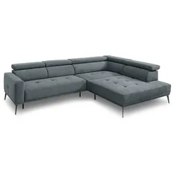 SOMETA Ecksofa Monterrey Stoff Grau