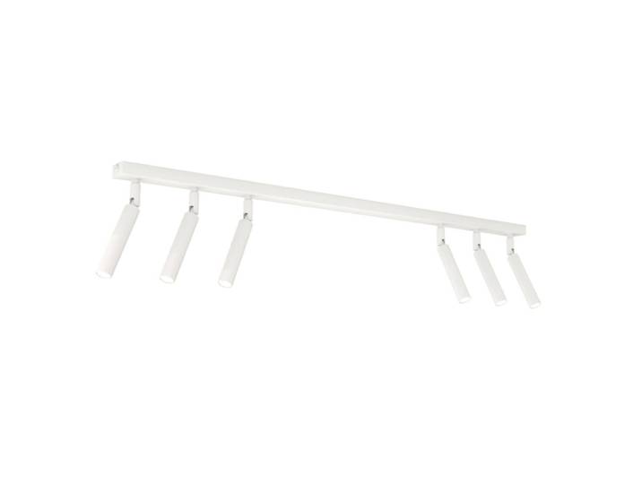 Plafonnier en métal blanc, H: 18cm