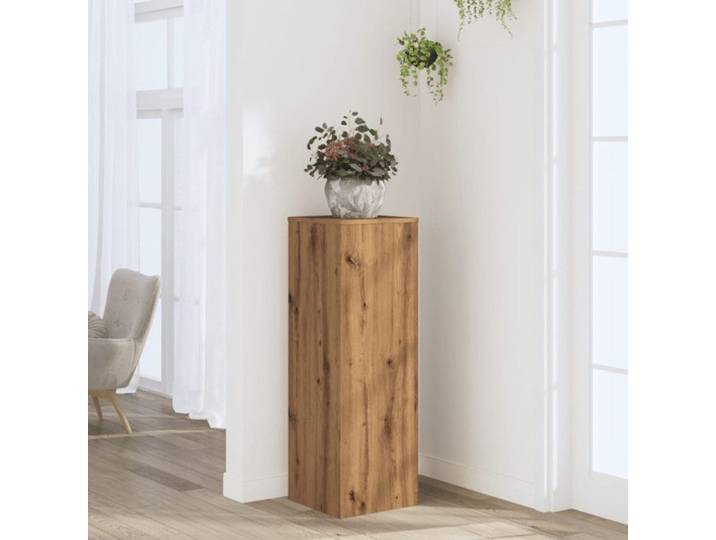 Support pour plantes 33x33x100 cm bois d ingénierie