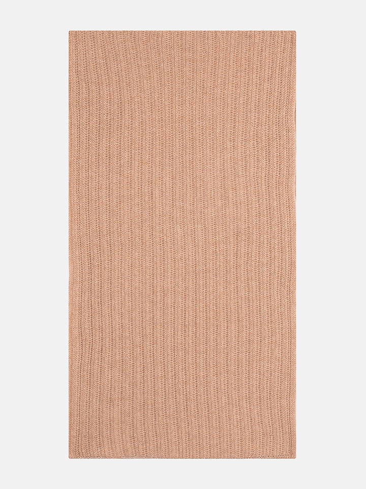 Just Cashmere Kaschmir-Loop-Schal "Hutton" in Beige - (L)65 x (B)50 cm - onesize