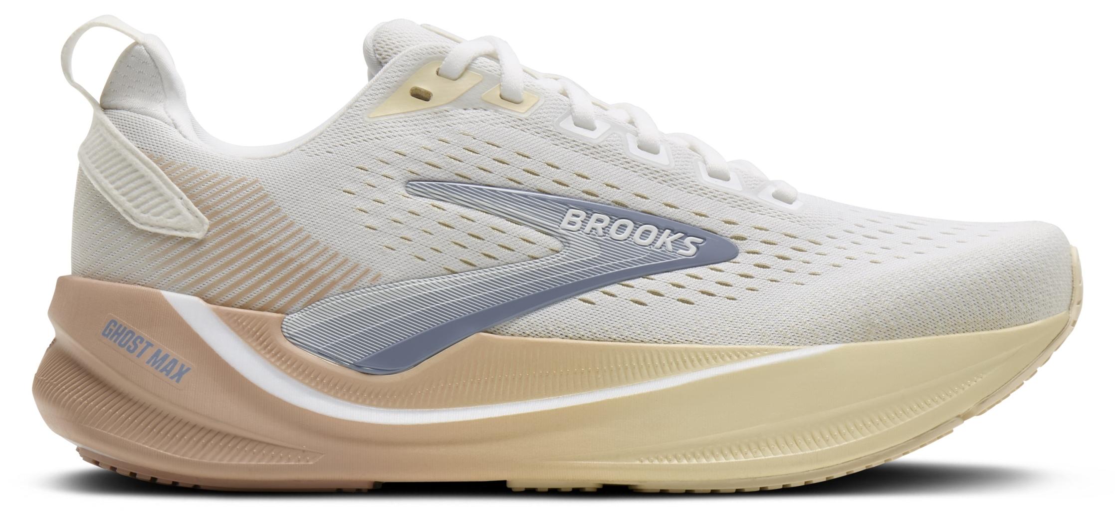 Brooks Ghost Max 4 Damen Laufschuh Breit (1D) White/Rose/Rutabaga White/Rose/Rutabaga 40