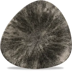 Churchill Stone Quartz Black Teller Dreickig 19,2cm
