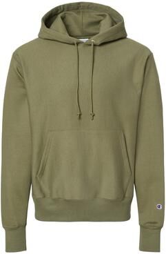 Champion S1051 Reverse Weave Hooded Sweatshirt in Fresh Olive size 2XL S101