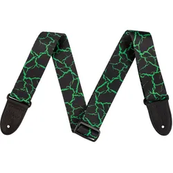 Jackson Poly Strap Green Crackle - Gitarrengurt