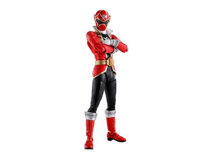BANDAI NAMCO Entertainment S.H. Figuarts (Shinkocchou Seihou) Pirat Sentai Gokai Rot, ca. 5,7 Zoll (145 mm), PVC & ABS bemalte Actionfigur