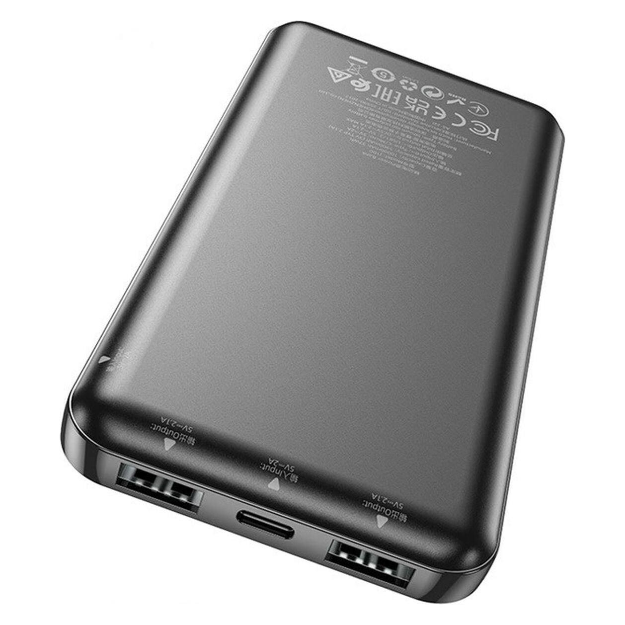 Hoco J100 (10000 mAh, 37 Wh) (J100 black)