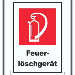 HB-Druck Feuerlöschgerät Schild A4 (210x297mm)