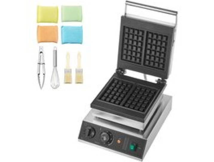 Gaufrier - DUOKU - HT-2210 - 2000 W - Acier Inoxydable - Antiadhésif