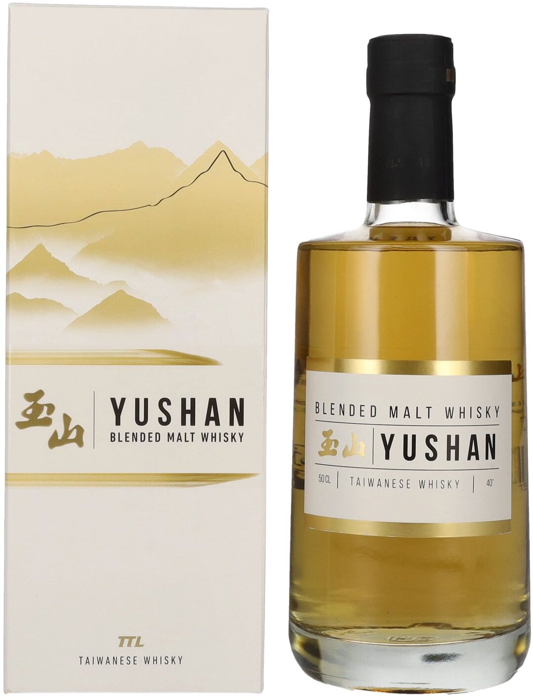 Yushan Whisky Yushan Blended Malt Whisky 40% Vol. 0,5l in Geschenkbox