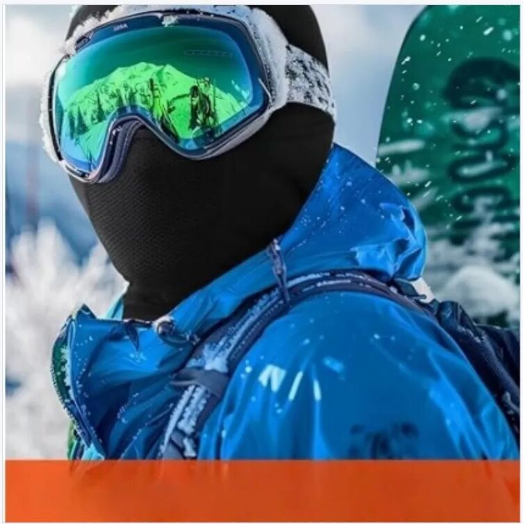 INF Unisex Winter Radfahren/Ski Gesichtsmaske - Atmungsaktive & Warme Sturmhaube Grau
