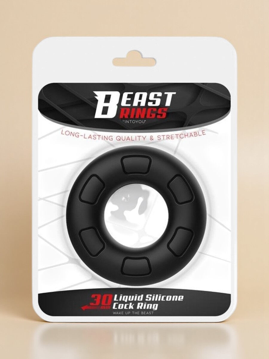 BEAST RINGS Anneau pénien en silicone liquide 30 mm