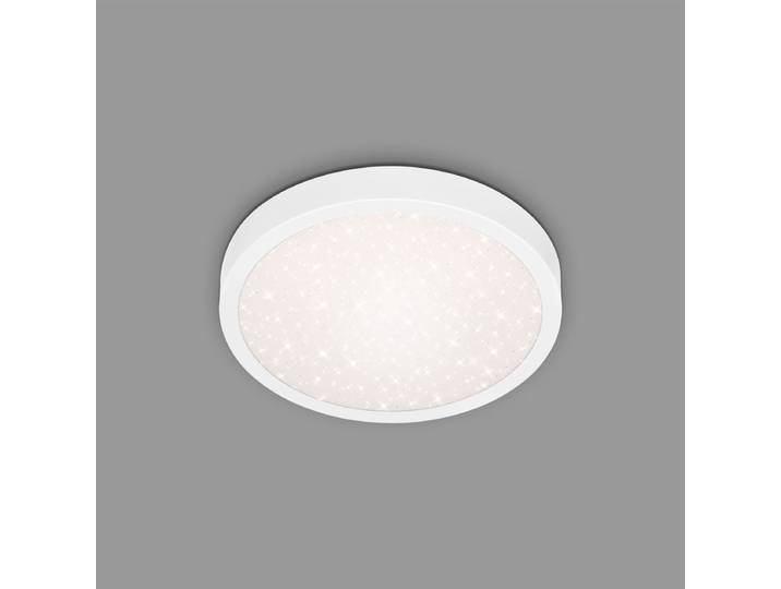 BRILONER Runa - Sterrenhemel Plafonniére - plafondlamp met metaal - 4000 K - 18W - wit - Ø28cm