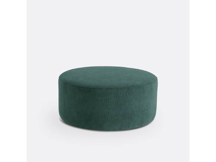 LA REDOUTE Pouf velours côtelé, Tilly Vert