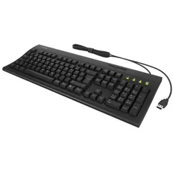 KeySonic KSK-8041U-CR Full-Size mechanischeTastatur mit Smart Cardreader, USB, schwarz