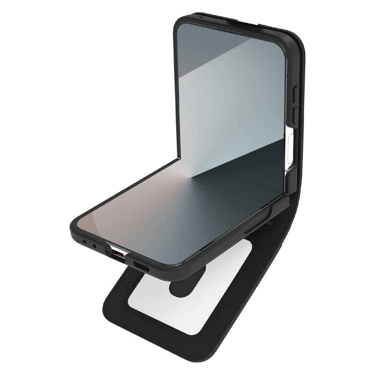 SBS FOLDABLE WALLET Bookcase für Galaxy Z Flip 7, schwarz (Samsung Galaxy Z Flip7) (TEWALSAZFLIP7K)