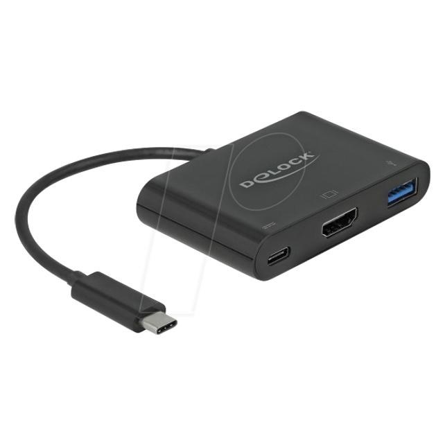 Delock Multiadapter (USB-C, 3 Ports) (64091)