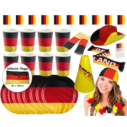 Amscan - Großes Deutschland Fan-Set (26-teilig)