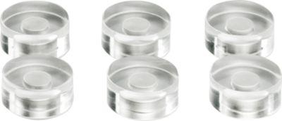 Design-Magnete aus Acryl, ø 25 mm, 6 Stück