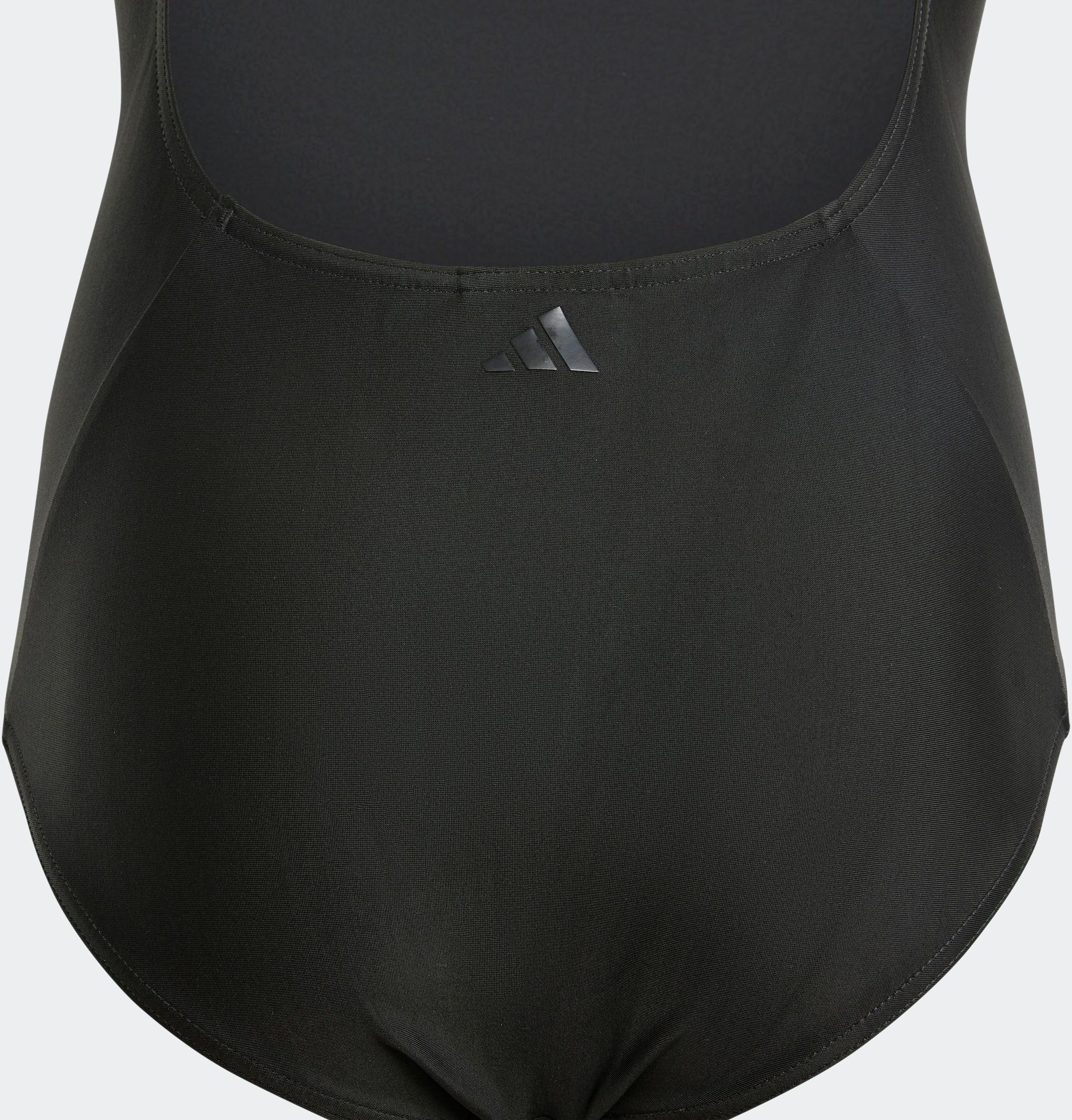 Badeanzug ADIDAS PERFORMANCE "PERFORMANCE BIG BARS KIDS", Jungen, Gr. 104, N-Gr, schwarz-weiß (schwarz, weiß), Obermaterial: 78% Polyamid, 22% Elasthan, Badeanzüge Badeanzug