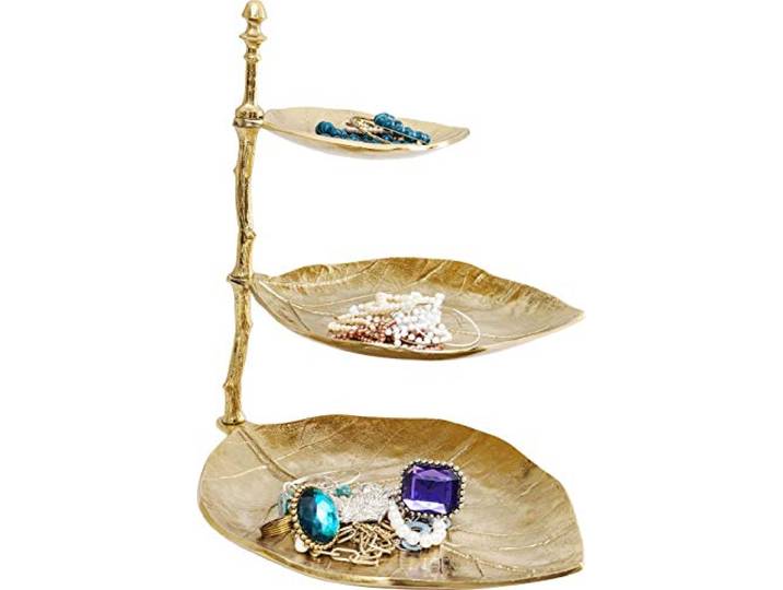 Kare Design Etragere Leaf, Gold, 46x32x45 cm
