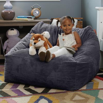 Jaxx Raven Symone Nest Bean Bag Armchair-Comfy Deep Seat Soft Lounger for Living Rooms, Dorms, and Reading Corners, Plush Cord