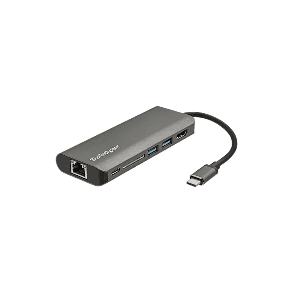 REACONDICIONADO Seminuevo Muy bueno Adaptador - Startech DKT30CSDHPD3, Multipuertos con HDMI, Negro