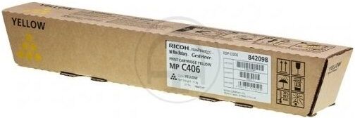 Ricoh Lasertoner Til Mp C307, Gul, 6.000 Sider