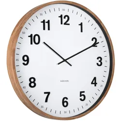 Karlsson, Wanduhr, Wall clock Esencia Classic XL dark wood (60 cm)