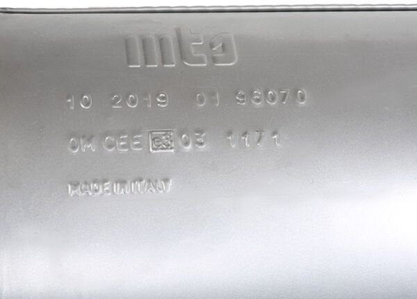 MTS 01.96070 Rear silencer