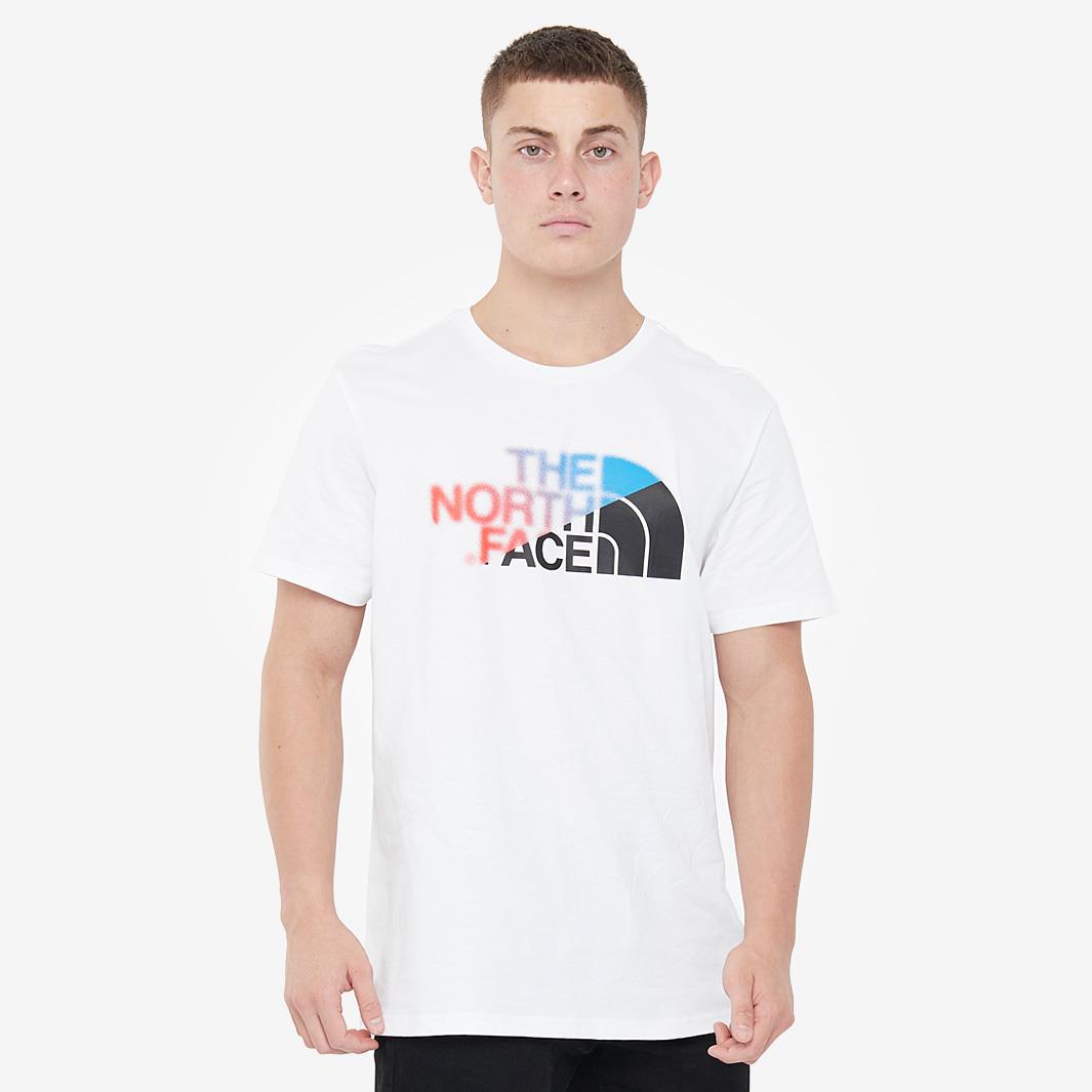 The North Face Bad Glasses T-shirt in Clear Lake Blue / TNF White