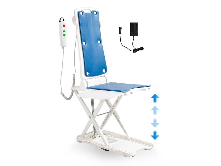 SucceBuy Dispositifs de levage de chaise électrique pour soulever les personnes âgées hors sol, hauteur réglable, supporte jusqu'à 310 LBS, pour personnes âgées, patients