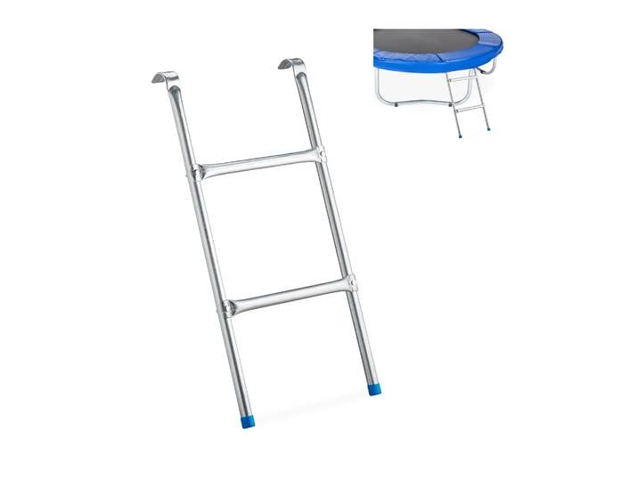 Leiter für Trampolin Grösse M Silber-Blau