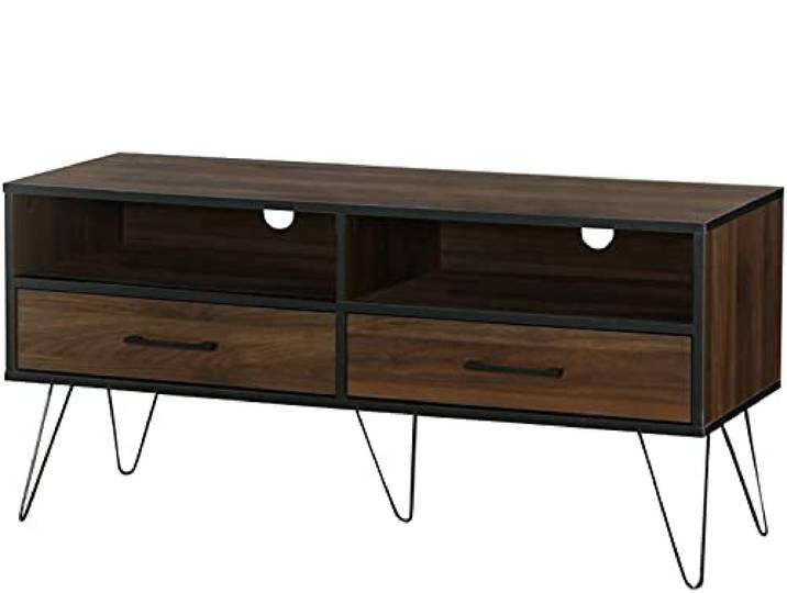 Saphire TV-Möbel mit 2 Schubladen aus MDF braun