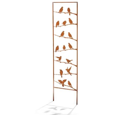 Gartenstecker LOCKER "76044-06", braun, B:39cm H:139cm, Metall, Gartenstecker