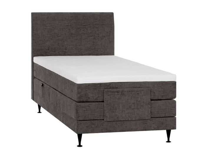 Welnova Boxspringbett UTAH, anthrazit, Stoff