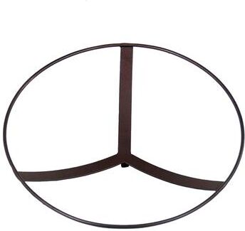 Minuteman International "Achla Designs Glass Birdbath Cradle for 14"" Bowl, 13.25 Inch Diameter, Roman Bronze Powder Coat Finish"