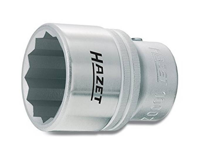 Hazet 1000Z-30 Douille carré creux 20 mm/profil à 12 pans extérieurs Taille 30 longueur 55 mm