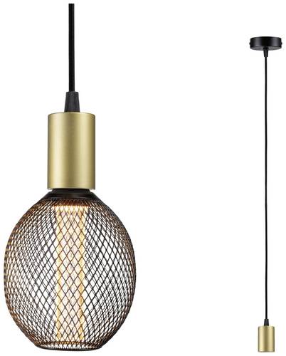Paulmann 71134 Pendelleuchte E27 Schwarz (matt), Gold