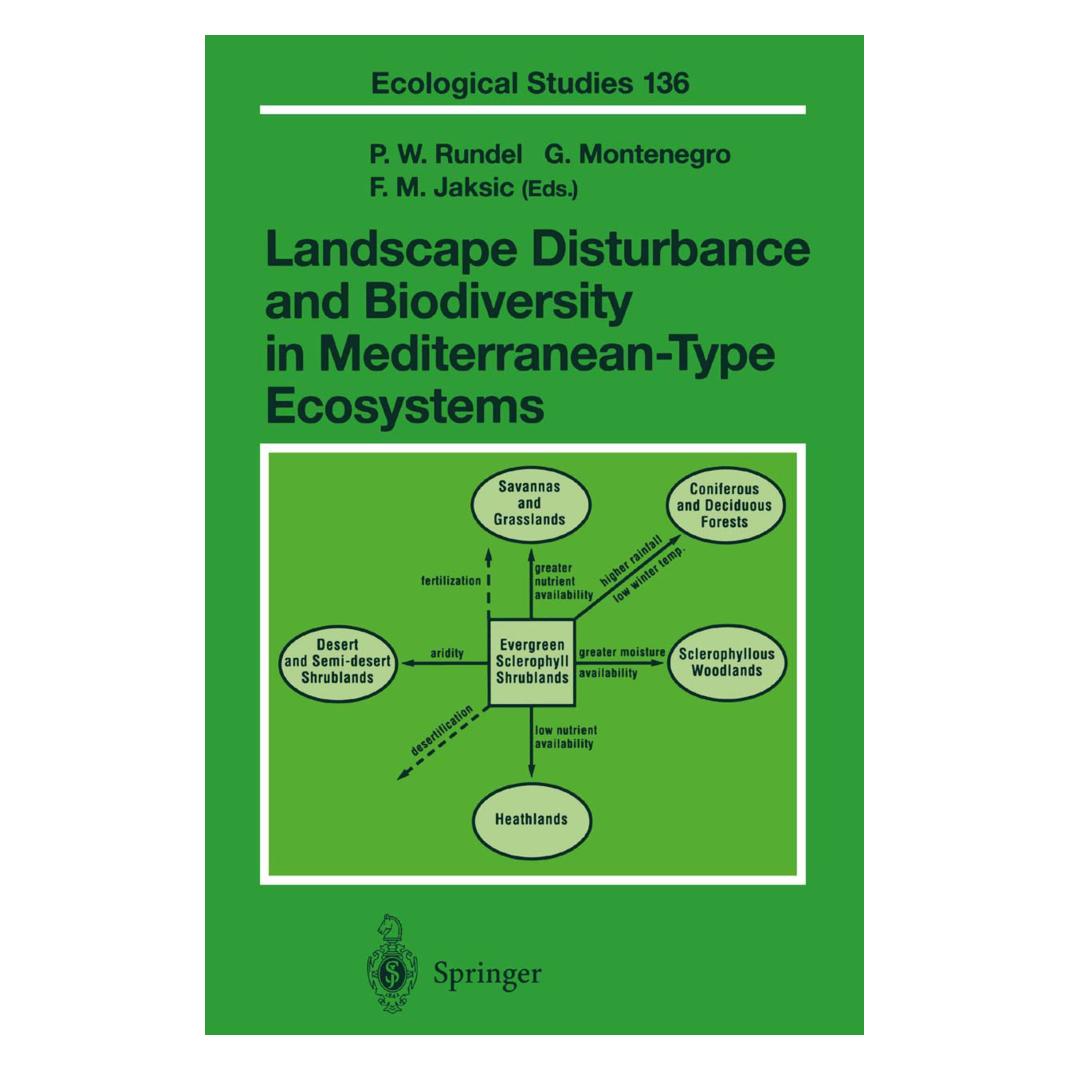 Springer Landscape Disturbance and Biodiversity in Mediterranean-Type Ecosystems (Englisch, Softcover, Fabian Jaksic, Fabian M. Jaksic, Gloria Montenegro, Philip W. Rundel) (55375154)
