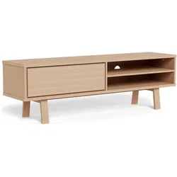 Actona »Lamberth« TV-Tisch Eiche weiß Furnier geölt 180x50x40 cm