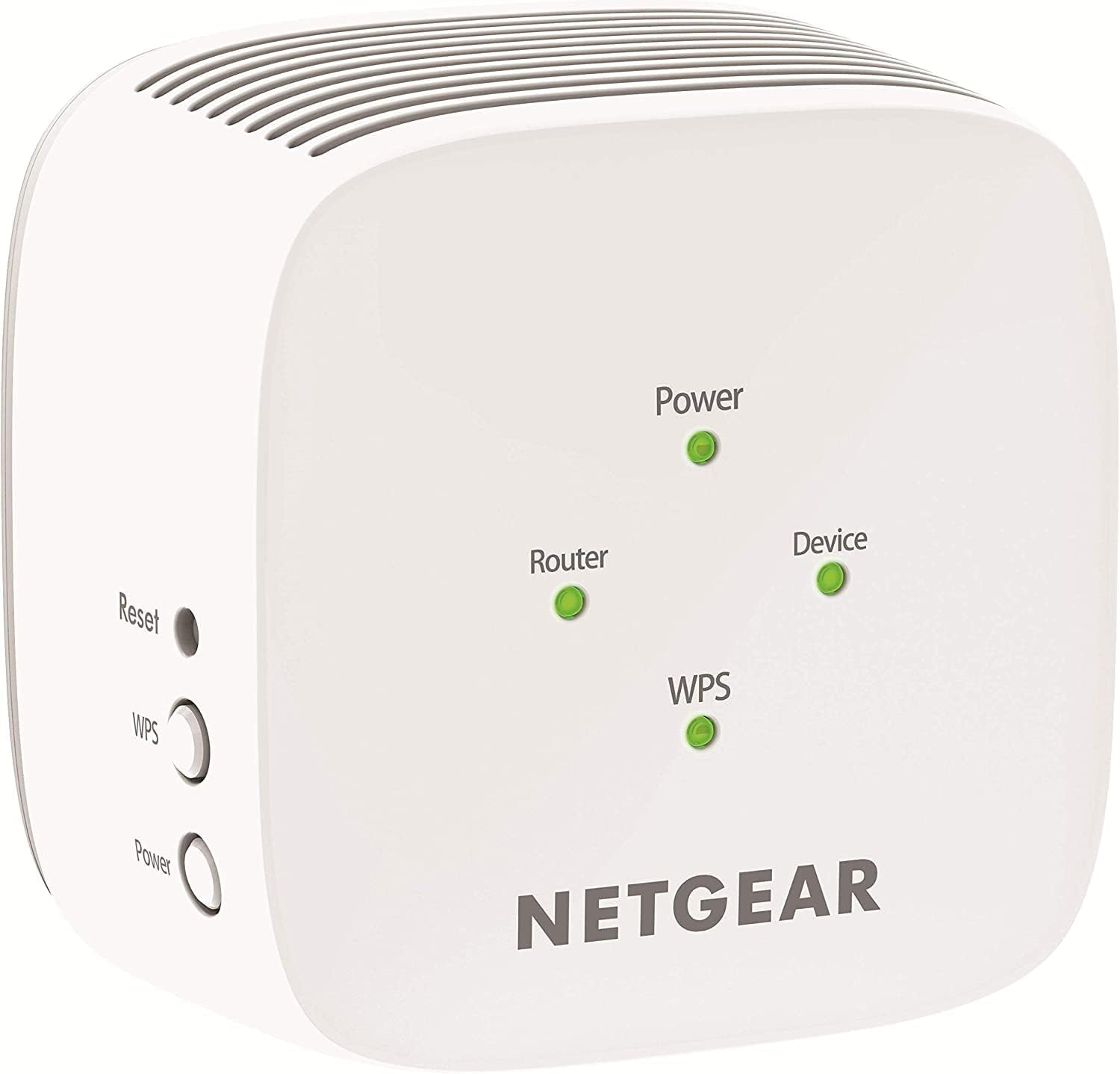 NETGEAR WLAN Repeater EX3110 WLAN Verstärker AC750 (Dual-Band WiFi 2,4/5 GHz, Abdeckung 2 bis 3 Räume & 20 Geräte, bis zu 750 MBit/s Geschwindigkeit) EX3110-100PES